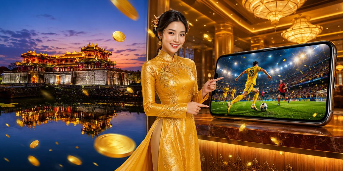 Người chơi sử dụng điện thoại tại Huế trải nghiệm casino